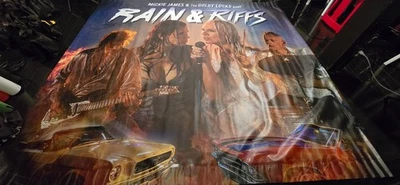 Mickie James & Goldy Locks, TNA, IMPACT Banner de concierto de lucha libre único en su clase Foto 1 de 4