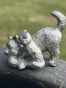spoontiques Zinnfiguren Katze und Kätzchen feine Details 2 Zoll - Bild 1 von 10