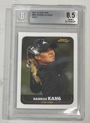 DANIELLE KANG ROOKIE RARE Sports Illustrated SI For Kids LPGA USA GOLF BGS 8.5 - Image 1 of 2