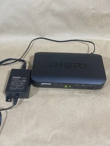 Receptor inalámbrico de un solo canal banda SHURE BLX4 H8 518-542 MHz con cable de alimentación - Imagen 1 de 6