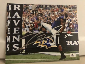 RAY LEWIS BALTIMORE RAVENS SIGNED AUTOGRAPHED 8"X10" PHOTO with COA NEW - Picture 1 of 2