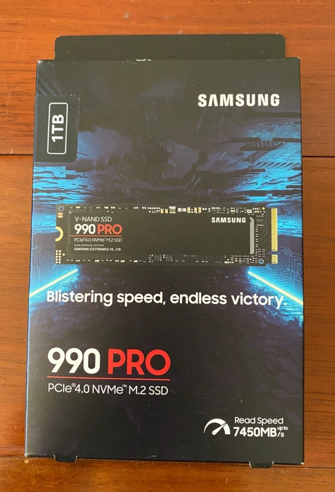SAMSUNG 990 PRO 1TB M.2 PCIe Internal SSD MZ-V9P1T0B/AM