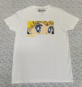 Sailor Moon Men's Officially Licensed Anime Her Eyes Graphic Tee T-Shirt - White - Picture 1 of 2