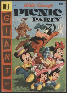 Cómics de Dell Giant de Walt Disney's PICNIC PARTY #8, 1957 - en muy buen estado - Imagen 1 de 1