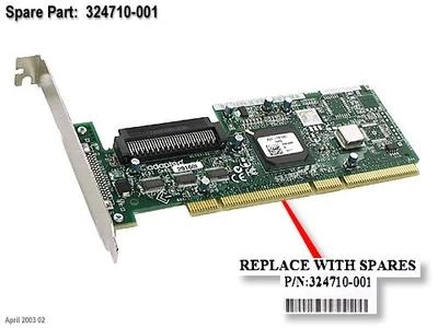 HP 324710-001 Integrated SE Integrated SCSI Adapter Board - Image 1 of 2