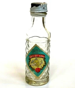 Botella de licor miniatura Anis Del Mono mono mono gráfico texturizado botella vacía de colección - Imagen 1 de 8