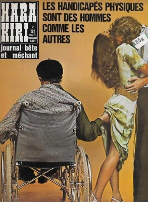 1971 Hara Kiri No. 121 Rare French Satire Magazine - Image 1 of 2