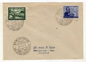 A2364) GERMANY 1944 Cover Berlin Wernigerode