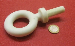 Fiberglass Flanged Eyebolt 5/8"-11 x 1.75" Length, 1 Unit - Picture 1 of 9