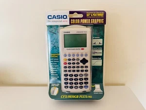 CASIO Colour Power Graphic CFX-9850GB PLUS WE Calculator - NEW - Picture 1 of 5