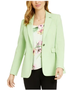 BAR III Womens Blazer 8 Green Collar Office Academia Spring Pastel Preppy NEW - Picture 1 of 8