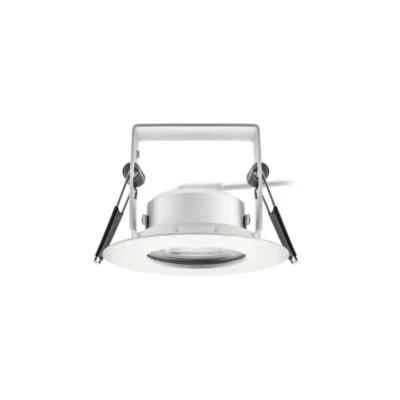 Chrome Integral LED Evofire IP65 Fire Rated Downlight Dimmable Insulation Guard - Image 1 of 4