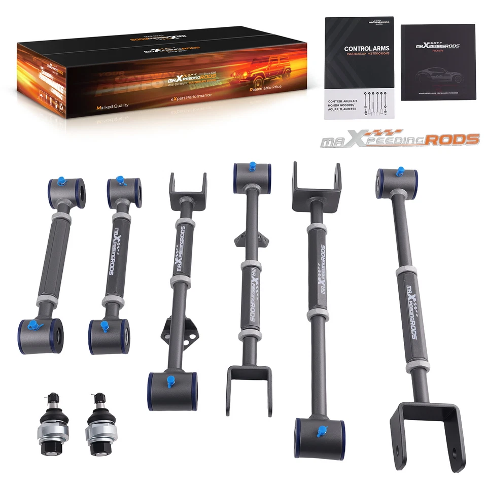 Kit de puntera de brazos de control de inclinación delanteros y traseros para Honda Accord 2008-2017 Foto 1 de 4