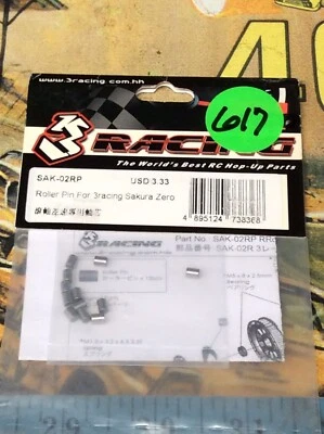 3Racing SAK-02RP Roller Pin for: Sakura Zero {12pc.} NewInPack USA Ship - Image 1 of 3