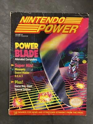 Nintendo Power Magazine NES Video Gaming Vol 23 April 1991 Sword of Hope WWF - Image 1 of 4