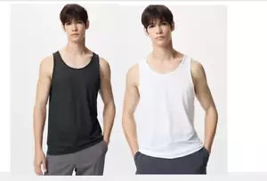 UNIQLO Japan MEN AIRism Deodorant Mesh Tank Top NEW - Picture 1 of 6