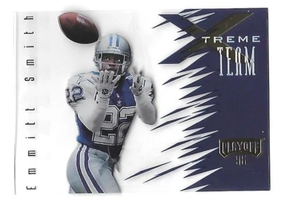 EMMITT SMITH 1996 Playoff Absolute Xtreme Team #XT02 Dallas Cowboys Foto 1 de 2