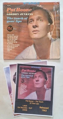 Pat Boone  "The Touch of Your Lips"LP, 1963 Dot Records, W/EXTRAS &Free Shipping - Image 1 of 4