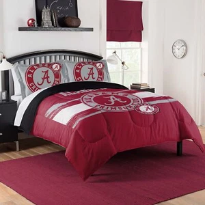 NCAA Alabama Crimson Tide Officially Licenced Comforter & Sham set - Picture 1 of 9
