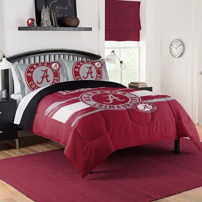 NORTHWEST GROUP NCAA Alabama Crimson Tide Officially Licenced Comforter & Sham set