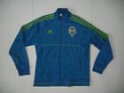 adidas SEATTLE SOUNDERS FC Niebiesko-zielone Ciepła kurtka piłkarska MLS Płaszcz gimnastyczny Męski XL