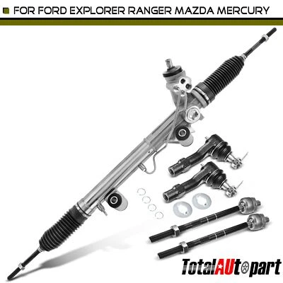 5x Rack and Pinion Tie Rod End Kit for Ford Explorer Ranger Mazda B2500 Front - Image 1 of 4