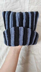 Crochet Handmade Cat Ear Beanie Hat Womens Gift - Picture 1 of 4