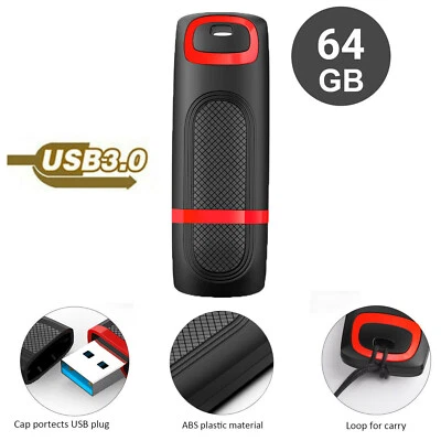 64GB Flash Drive USB 3.0 Memory Stick Pen Drive Storage Thumb U Disk High Speed - Image 1 of 4