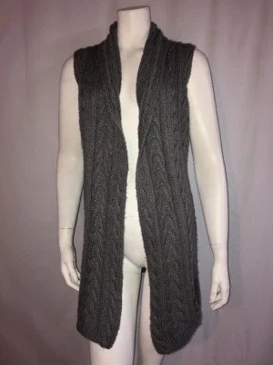 Cárdigan largo sin mangas Guinevere para mujer talla S Foto 1 de 4