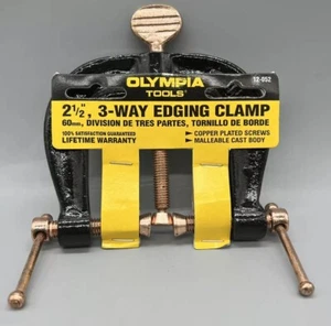 Olympia Tools 3-Wege Kantenklemme 2 1/2" Modell 12-052 verkupferte Schrauben - Bild 1 von 4