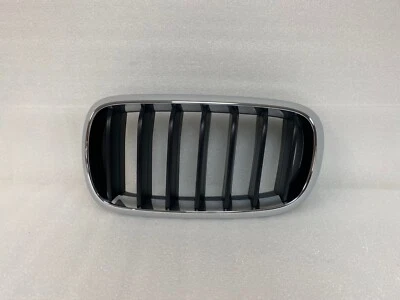 OEM 2015-2019 BMW X6 & 2014-2018 BMW X5 Left Radiator Grille Chrome 7294485 - Image 1 of 4