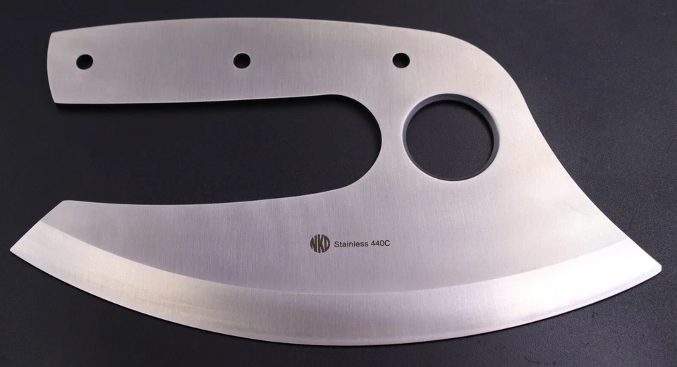 NKD Ulu 170 Wiegemesser stainless steel 440C Messerklinge Küchenmesser