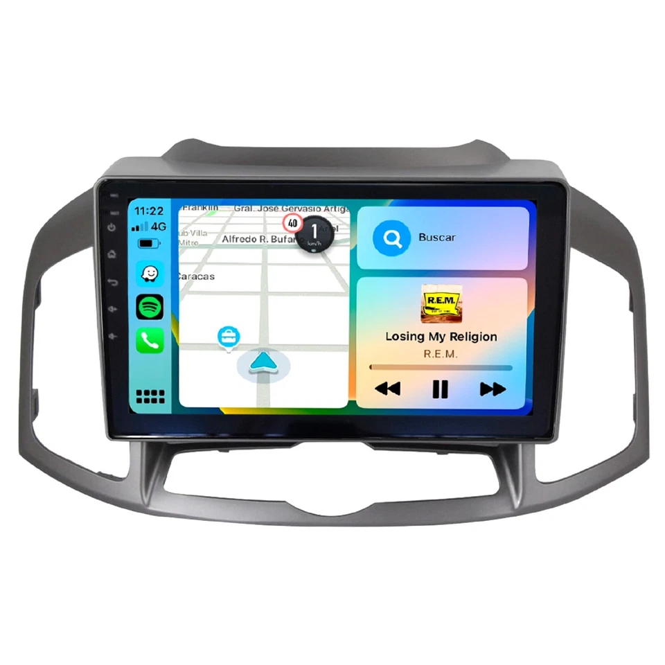 Autoradio Android Chevrolet Captiva 2012-2017 4GB ram 64GB rom Telecamera HD - Immagine 1 di 4