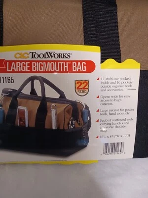 CLC ToolWorks 1165 Large BigMouth Bag, 22 Pocket - Image 1 of 4