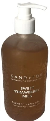 Sand + Fog Sweet Strawberry Milk Scented Hand Soap 15.7 Oz (464 mL) - Image 1 of 2