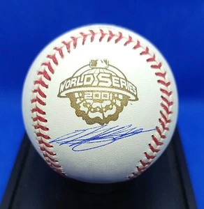 BYUNG-HYUN KIM Signed 2001 World Series Baseball Arizona Diamondbacks JSA Auto - Picture 1 of 6