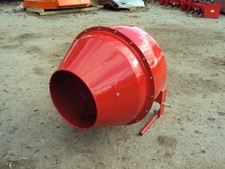 3pt cement / mortar mixer w/ hydraulic pour cylinder