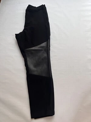Mujer BANANA REPUBLIC Devon Leggings Negro Elástico Cremallera Lateral TALLA 10 P Petites Foto 1 de 4