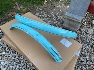 New Raleigh Cruiser Bike Fenders -  Bike - Set - Steel sky blue - Picture 1 of 5