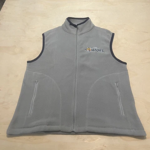 Las Vegas Aviators MiLB Minor League Baseball Fleece Full Zip Jacket Vest Large Cover