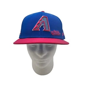AZ Diamondbacks New Era Big League Chew Cotton Candy Blue/Pink Fitted Hat 7 3/4 - Picture 1 of 14