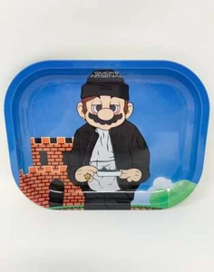 Super Mario - Leaf Castle Metal Rolling Tray - Smoke Arsenal 18cm x 14cm - Picture 1 of 1
