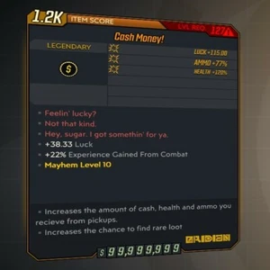 BL3 [INSTANT MAX MONEY] Modded Cash Stack $99,999,999 [ANY PLATFORM] - Picture 1 of 2