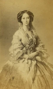 Russland Kaiserin Maria Alexandrowna von Hessen altes CDV Foto Desmaisons 1865 - Bild 1 von 3