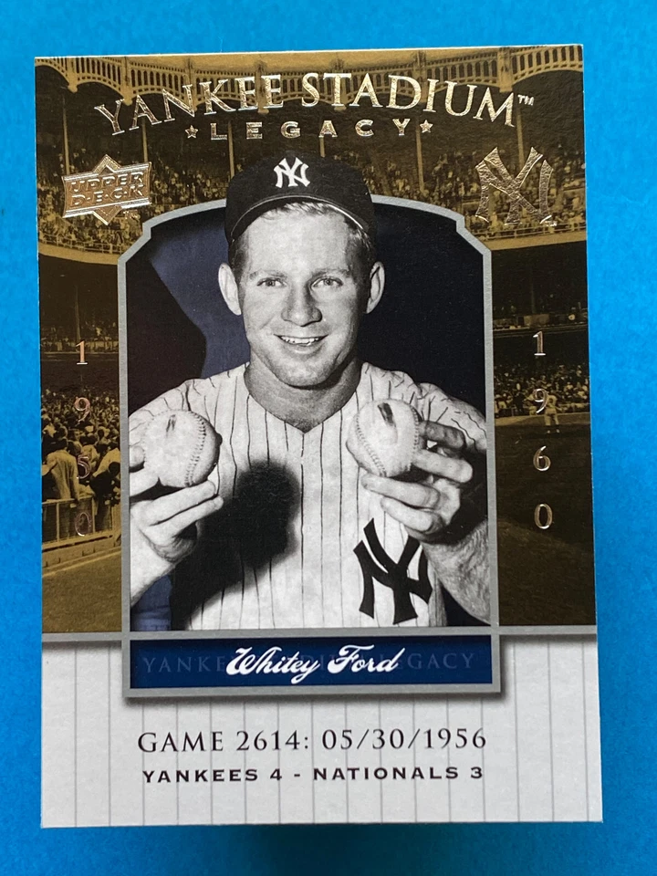 2008 Upper Deck Yankee Stadium Legacy Whitey Ford #YSL2614 - Image 1 of 2