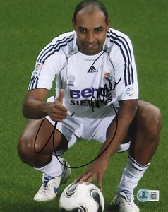 Foto BAS de fútbol 8x10 firmada autografiada por Emerson BRASIL BRASIL REAL MADRID - Imagen 1 de 2