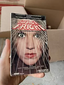 Stage Fright Beta Not VHS Rare Horror Sealed Brand New VidAmerica - Picture 1 of 6