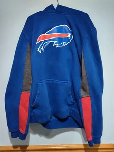 BUFFALO BILLS NFL TEAM APPAREL HOODED SWEATSHIRT HOODIE YOUTH XL 18/20 - Picture 1 of 4