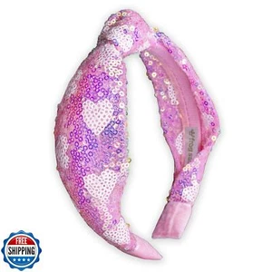 FROG SAC Heart Headband for Girls - Knotted Head Bands for Kids, Top Knot Hai - Picture 1 of 5