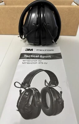 Fone de Ouvido Esportivo Tático 3M MT16H210F-479SV926 Preto   - Imagem 1 de 4